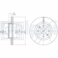 COMLINE ADC1525V - Disco de freno - Comline