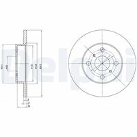 DELPHI TA1776 - Articulación axial, barra de acoplamiento