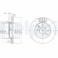 COMLINE ADC1505V - Disco de freno - Comline