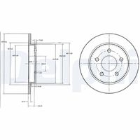 BREMBO 08493110 - Disco de freno - PRIME LINE