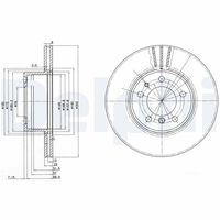 COMLINE ADC1710V - Disco de freno - Comline