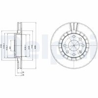 COMLINE ADC1007V - Disco de freno - Comline