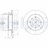 COMLINE ADC0219V - Disco de freno - Comline