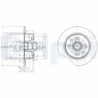 COMLINE ADC1007V - Disco de freno - Comline