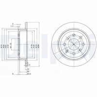 COMLINE ADC0518 - Disco de freno - Comline