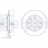 COMLINE ADC1518V - Disco de freno - Comline