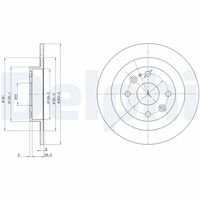 COMLINE ADC0413V - Disco de freno - Comline