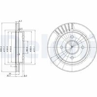 COMLINE ADC1217V - Disco de freno - Comline