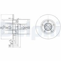 COMLINE ADC1424 - Disco de freno - Comline