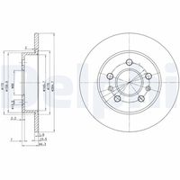COMLINE ADC1541 - Disco de freno - Comline