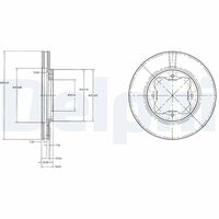 COMLINE ADC0515V - Disco de freno - Comline