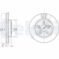 COMLINE ADC0175V - Disco de freno - Comline