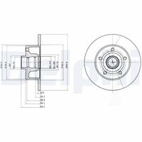 COMLINE ADC1419 - Disco de freno - Comline