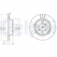COMLINE ADC0908V - Disco de freno - Comline