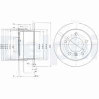 COMLINE ADC1619 - Disco de freno - Comline