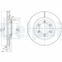 COMLINE ADC1015V - Disco de freno - Comline