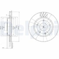 COMLINE ADC1605V - Disco de freno - Comline
