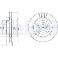 BLUE PRINT ADS74318 - Disco de freno