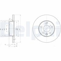 COMLINE ADC1466 - Disco de freno - Comline