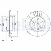 COMLINE ADC1466 - Disco de freno - Comline