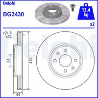 COMLINE ADC3021 - Disco de freno - Comline