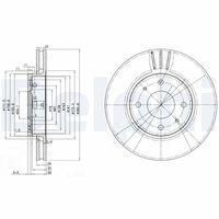 COMLINE ADC0352V - Disco de freno - Comline