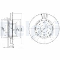 COMLINE ADC0352V - Disco de freno - Comline