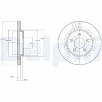 COMLINE ADC2328 - Disco de freno - Comline
