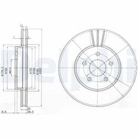 COMLINE ADC1215V - Disco de freno - Comline
