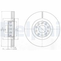 COMLINE ADC1435V - Disco de freno - Comline