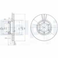 COMLINE ADC1125V - Disco de freno - Comline
