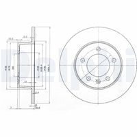 COMLINE ADC1125V - Disco de freno - Comline