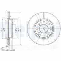 COMLINE ADC1123V - Disco de freno - Comline