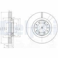 COMLINE ADC0336V - Disco de freno - Comline