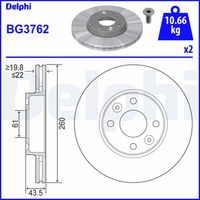 COMLINE ADC1507V - Disco de freno - Comline