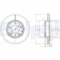 COMLINE ADC0443V - Disco de freno - Comline