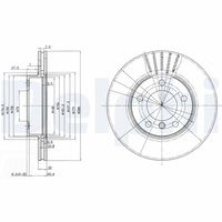 COMLINE ADC1702V - Disco de freno - COATED