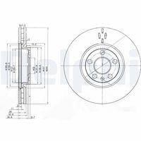 COMLINE ADC1546V - Disco de freno - Comline