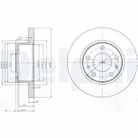 COMLINE ADC9059 - Disco de freno - Comline