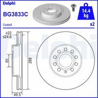 COMLINE ADC1497 - Disco de freno - Comline