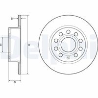COMLINE ADC1497 - Disco de freno - Comline