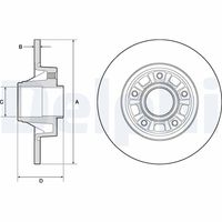 COMLINE ADC1137 - Disco de freno - Comline