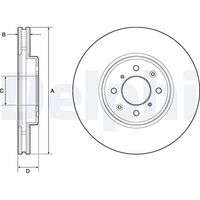 COMLINE ADC1339V - Disco de freno - Comline