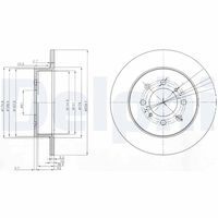 COMLINE ADC0543 - Disco de freno - Comline