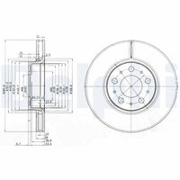 COMLINE ADC1925V - Disco de freno