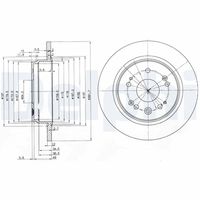 COMLINE ADC0545 - Disco de freno - Comline
