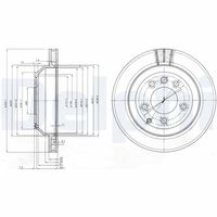 COMLINE ADC1460V - Disco de freno - Comline