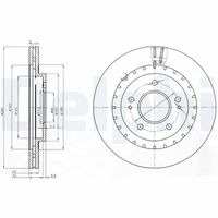 COMLINE ADC0368 - Disco de freno - Comline