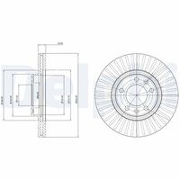 COMLINE ADC2711V - Disco de freno - Comline