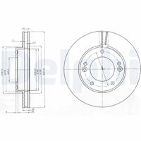 COMLINE ADC1051V - Disco de freno - Comline